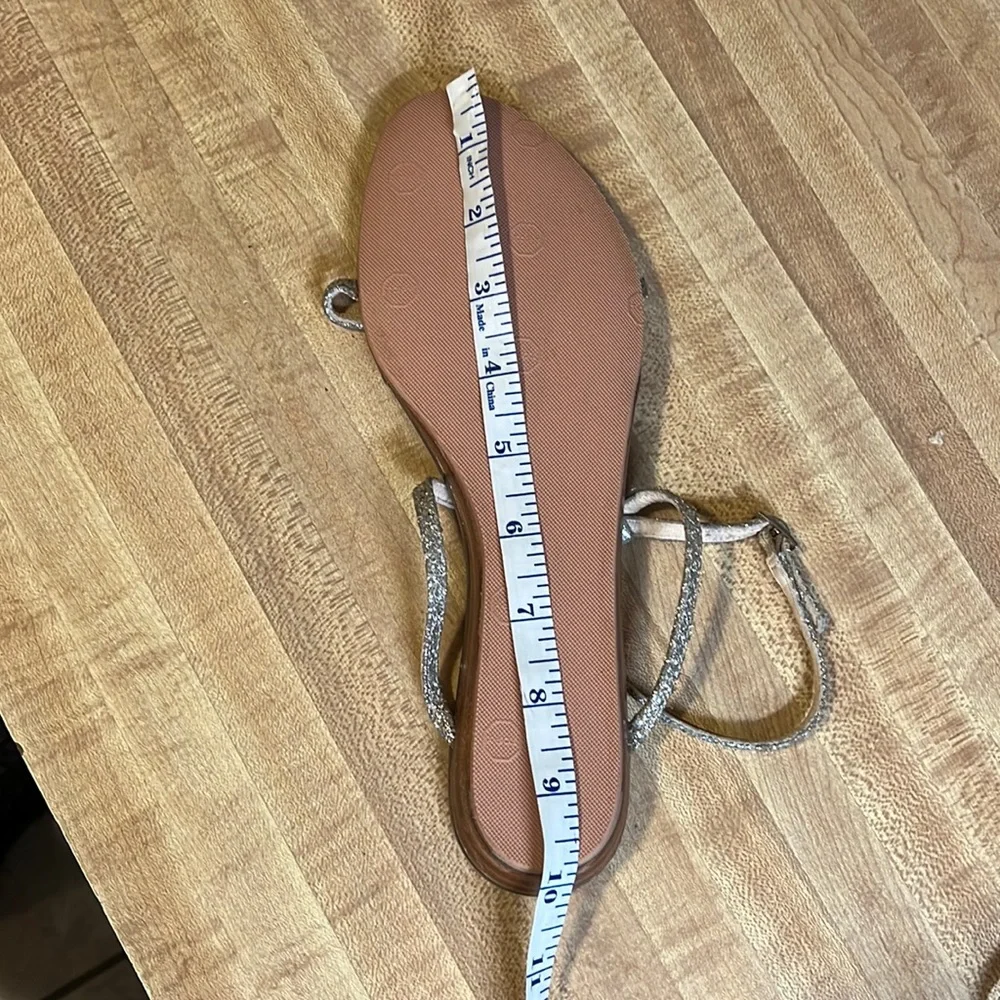 Jimmy Choo Sparkly Flat Sandals